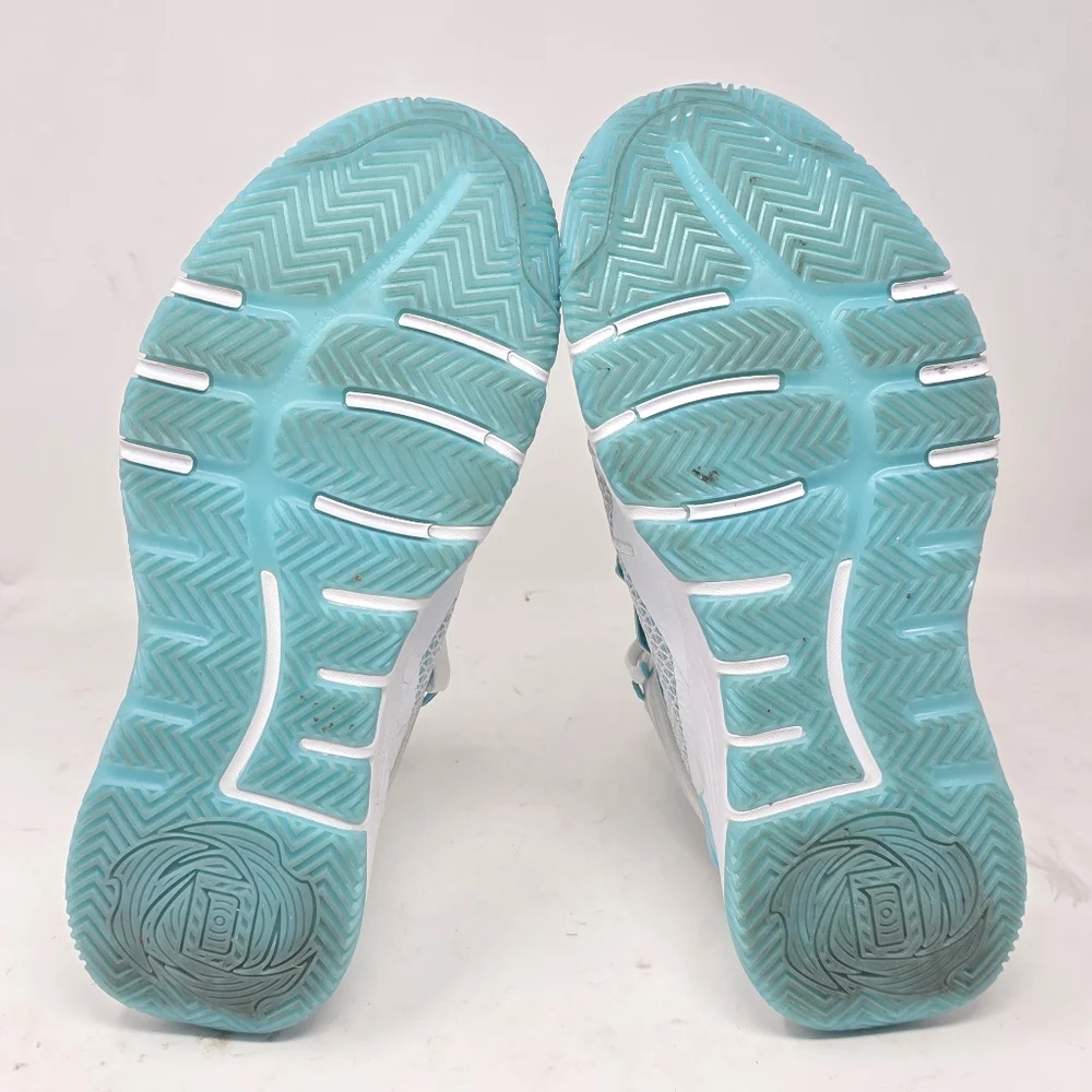 Adidas D Rose Son of Chi Cloud Basketball Shoes Mens 8 White Pulse Aqua
